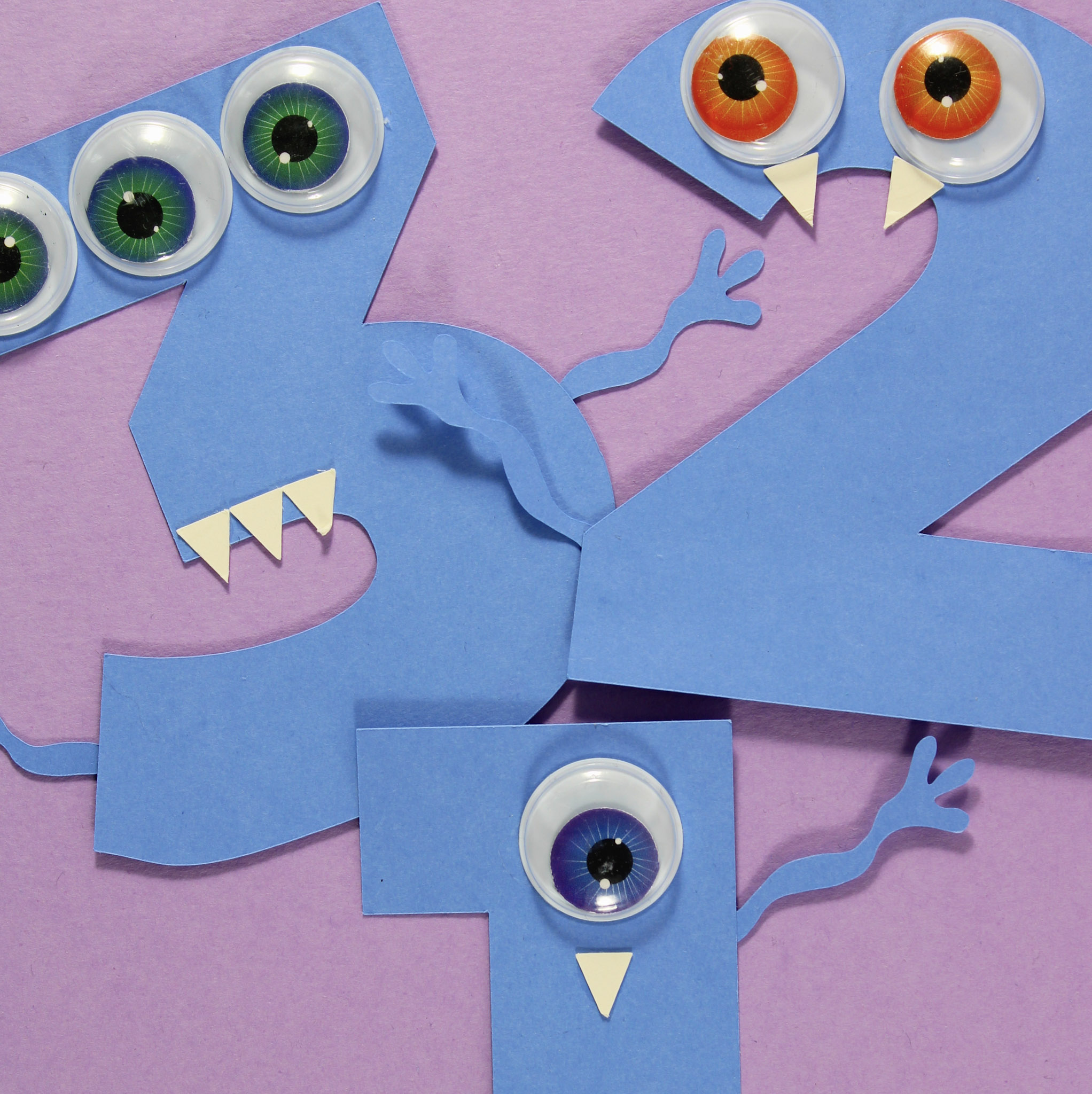 Playful Preschool Math Activity – Halloween Number Monsters